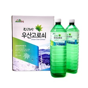 2025년 우산고로쇠 첫수액 당일발송지리산 우산고로쇠 수액 생물 고로쇠물, 6병, 1.5L