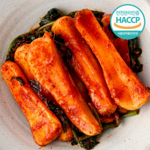 [100% 국산] HACCP 인증 당일제조 전라도 총각김치, 1개, 5kg