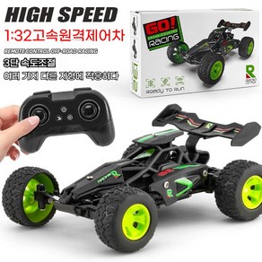 ITech 오프로드 RC카 무선 대형 고속 드리프트 레이스 2.4G 레이싱, 그린mini(배터리 내장), 1개