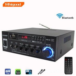 220V EQ SD 110V USB 2 홈 시어터 2.0 지지대 2000W 앰프 블루투스 마이크 FM 파워 DC 앰프 5.0 오디오 채널 12V