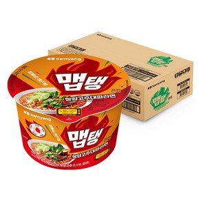 맵탱 큰컵 청양고추대파 라면 110g, 16개