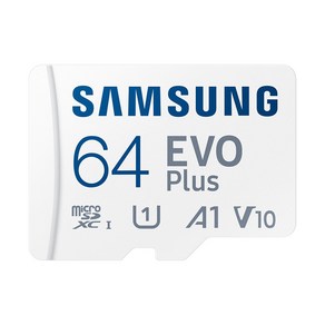 삼성 EVO PLUS 마이크로 SD 메모리 카드 닌텐도 스위치 스마트폰 외장 메모리 카드 160MB/s, 64GB, 1개