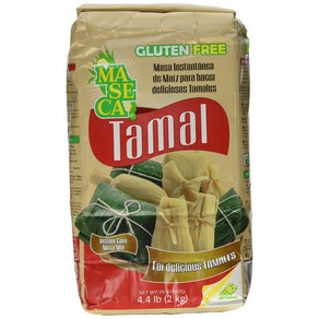 Maseca Instant Con Masa Mix fo Tamales 4.4lb  M 마세카 타말레용 인스턴트 옥수수 마사 믹스 4.4lb  Masa Instantanea, 2kg, 1개