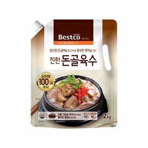 베스트코 진한 돈골육수 2kg