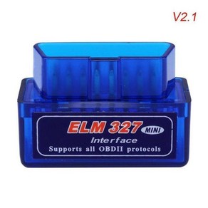 iOS Andoid 블루투스 인포카 OBD2 스캐너 차량용 진단기 ELM327, 1개, 블루