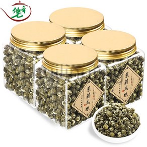 재스민 차 진주 천연 신선한 재스민 드래곤 진주 녹색 중국 차 선물 통조림, 125g x1can, 1개, 1개, 1개입