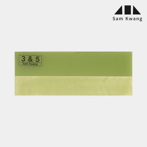 삼광 에폭시 3o5 도배칼받이 벽지 필름 컷팅받침대 셀프도배용품 옥색 그린 3/5 도배몰딩자 3&5 도배기능사시험 준비물, 옥색(그린), 1개