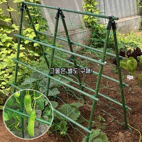 텃밭 지지대 식물지지대 오이 토마토 넝쿨 화분 화초 지주대, 11mm, L90cm x H90cm, 1개