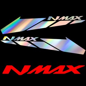 N MAX 스티커 좌우 1세트 자동차량 데칼 반사스티커, 홀로그램, 1개