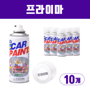 일신 프라이머 스프레이 페인트 200ml 10개, 회색