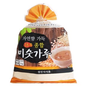 (메카몰)성진사식품 자연향 가득 18곡 종합 미숫가루 1kg, 4개