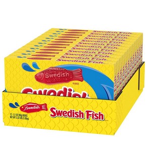 스웨디시 피쉬 젤리 대용량 한박스 12팩 Swedish Fish 88gX12pack