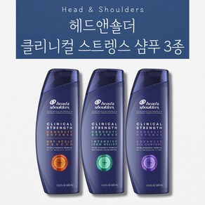 헤드앤숄더 클리니컬 스트렝스 샴푸 400ml (가려움완화용 멘솔) (초록병)