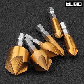 카운터 싱크 보링비트 6종 HSS 코팅, 19mm, 1개