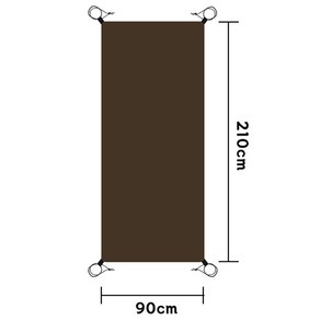 1인용 그라운드시트 방수매트 백팩킹시트 90x210