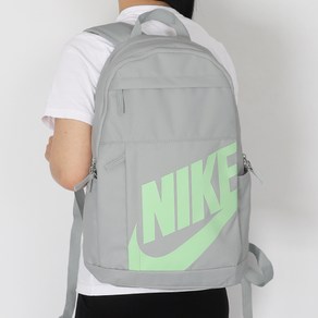 나이키 Elemental 백팩 그레이-그린 NIKE 로고, 상세설명참조, 1, 1개