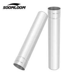 Soomloom 티타늄 스토브 연장 굴뚝 파이프 캠핑 장작 에 쓰다 부품 63360mm