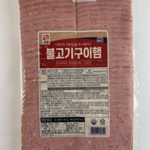 불고기구이햄 1kg/사조오양, 1개, 1kg