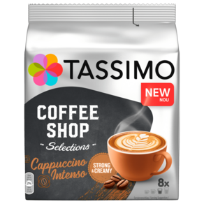 타시모 Tassimo 커피 캡슐 Cappuccino Intenso, 276g, 1개, 8개입