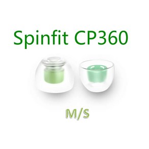 SpinFit 고품질 실리콘 이어팁 Tue 무선 인이어 이어폰용 CP360 3.6mm SS S M L S SS M S L M, 4.SS one pai, 1개