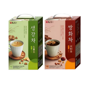 담터 생강차 50Tx1개 + 담터 쌍화차 50Tx1개, 750g, 1개