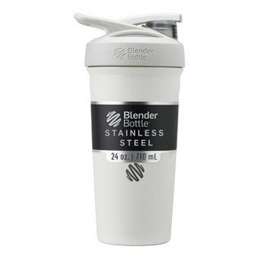 블렌더보틀 스트라다 스테인레스 쉐이커 보틀 710ml 화이트, 물병, Stada Flip, 1개