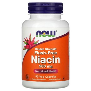 나우푸드 니아신 500mg 90캡슐 나이아신 이노시톨 비타민 B3 Niacin, 90정, 1개