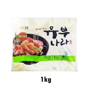 두솔 냉동 유부나라 슬라이스 1kg, 1개