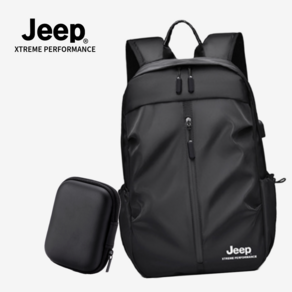 JEEP xteme pefomance 지프 대학생 백팩 가방 15인치 노트북 백팩 책가방 여행용 백팩 학생 가방, 1개