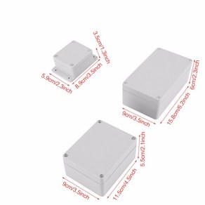방수 연결 박스 케이블 인클로저 케이스 박스 방수 IP65 IP66 ABS 전기 터미널 프로젝트 배선, IP66 65X60X35mm, 1개