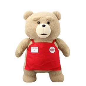 TED 봉제 영화 테디 베어 2 인형 장난감 앞치마 스타일 박제 동물 어린이 선물 48cm