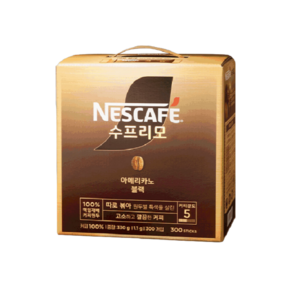 네스카페 수프리모 아메리카노 블랙, 1.1g, 300개입, 1개