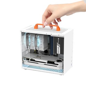 SGPC K77Ai PC 미니타워 케이스 화이트 15.5L, K99ai 21.4L, 1개