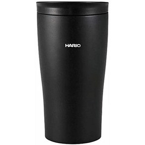 일본직발송 4. HARIO(하리오) HARIO(할리오) 텀블러 블랙 300ml HARIO 덮개 보온 텀블러 STF -300 -B B07Z, One Size_블랙, 1개