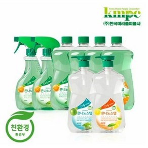 [KT알파쇼핑]시즌3 은나노스텝 다용도세정제 550ml 2개+1 100ml 4개+주방세제1 1000ml 2개, 3개