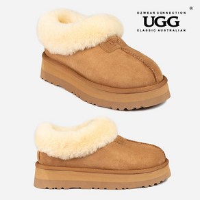 호주 어그 오즈웨어 UGG 에스키모 여성 미니 키높이 겨울 부츠 양털 체스트넛 OB808