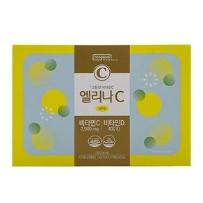 동국 엘리나C 고함량 비타민C 2000mg+비타민D400IU, 360g, 1개