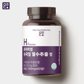 이루다 프리미엄 수국잎 열수 추출 100% 국내산 1000mg, 60정, 1개