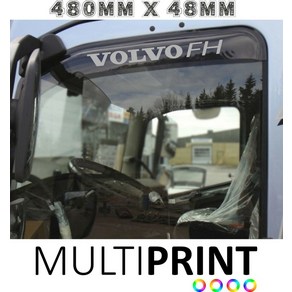 X2 volvo fh 트럭 트럭 택시 바람 디플렉터 비닐 그래픽 스티커 lor40