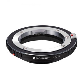 K&F Concept LM-L _ Leica LM Lens - Leica L mount Body 변환어뎁터, 1개