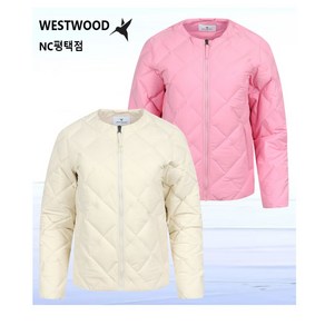 웨스트우드 WESTWOOD 여성 덕다운을 사용하여 경량성과 보온성을 극대화한 라운드넥 경량 다운 패딩 자켓 2컬러 WO4WTDL158