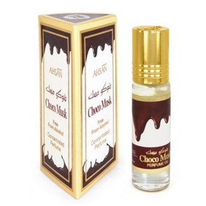 인도 AHSAN CHOCO MUSK 8ML 아산 초코머스크 롤 온 향수 알콜프리 부산역 향수 브랜드 (향수끼리 묶음 배송ok), 1개