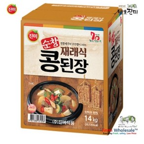 진미식품 진미 순창 재래식 콩된장 골드 14kg, 1개