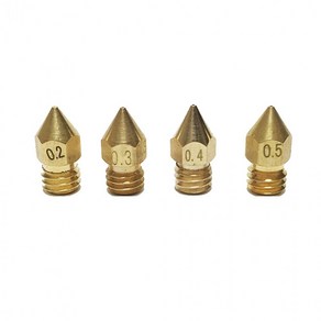 3D 프린터 노즐 MK8 1.75mm용 Nozzle 0.2 0.3 0.4 0.5mm, MK8 노즐 0.5mm, 1개