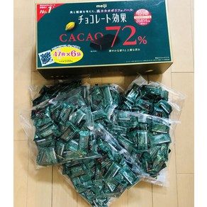 메이지 카카오 72％ 초콜릿 효과 대용량 1410g, 1.41kg, 1개