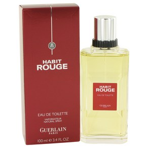 Guelain Habit Rouge Cologne / EDT Spay 100ml Men, 1개