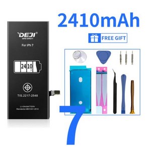 DEJI-아이폰 5se 배터리 x 6s 7 6 8Plus XS1112 충전식 배터리 도구 포함 실제 고용량 교체 0 사이클 IPhone 5se, 1개