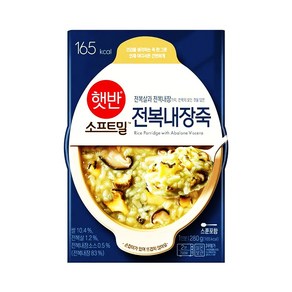 햇반 소프트밀 전복내장죽, 1개, 280g