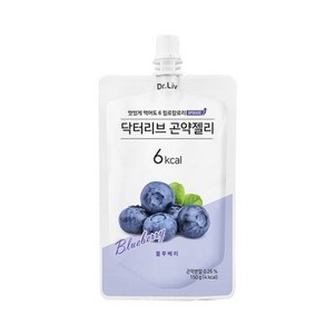 닥터리브 곤약젤리 블루베리, 150g, 50개