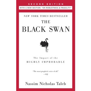 (영문도서) The Black Swan: Second Edition: The Impact of the Highly Improbable: With a New Section: On R... Paperback